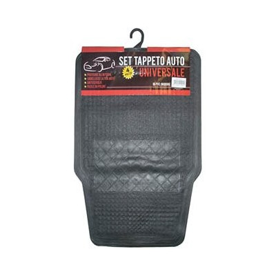 Tappeti auto universali set 4 pezzi, 2 anteriori 2 posteriori, 100% pvc 5101