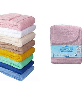 Accappatoio in spugna Tinta Unita TAGLIA SMLXLXXL DISPONIBILE IN 8 COLORI