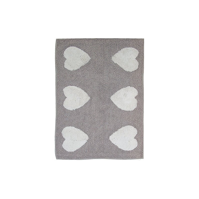 ALAIN tappeto bagno o scendiletto cm 60x110 in cotone 100% tortora