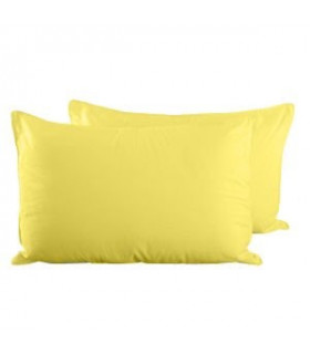 Diamond Coppia Federe con 3 Bottoni 100% Cotone misura cm 50x80 colore ARANCIO