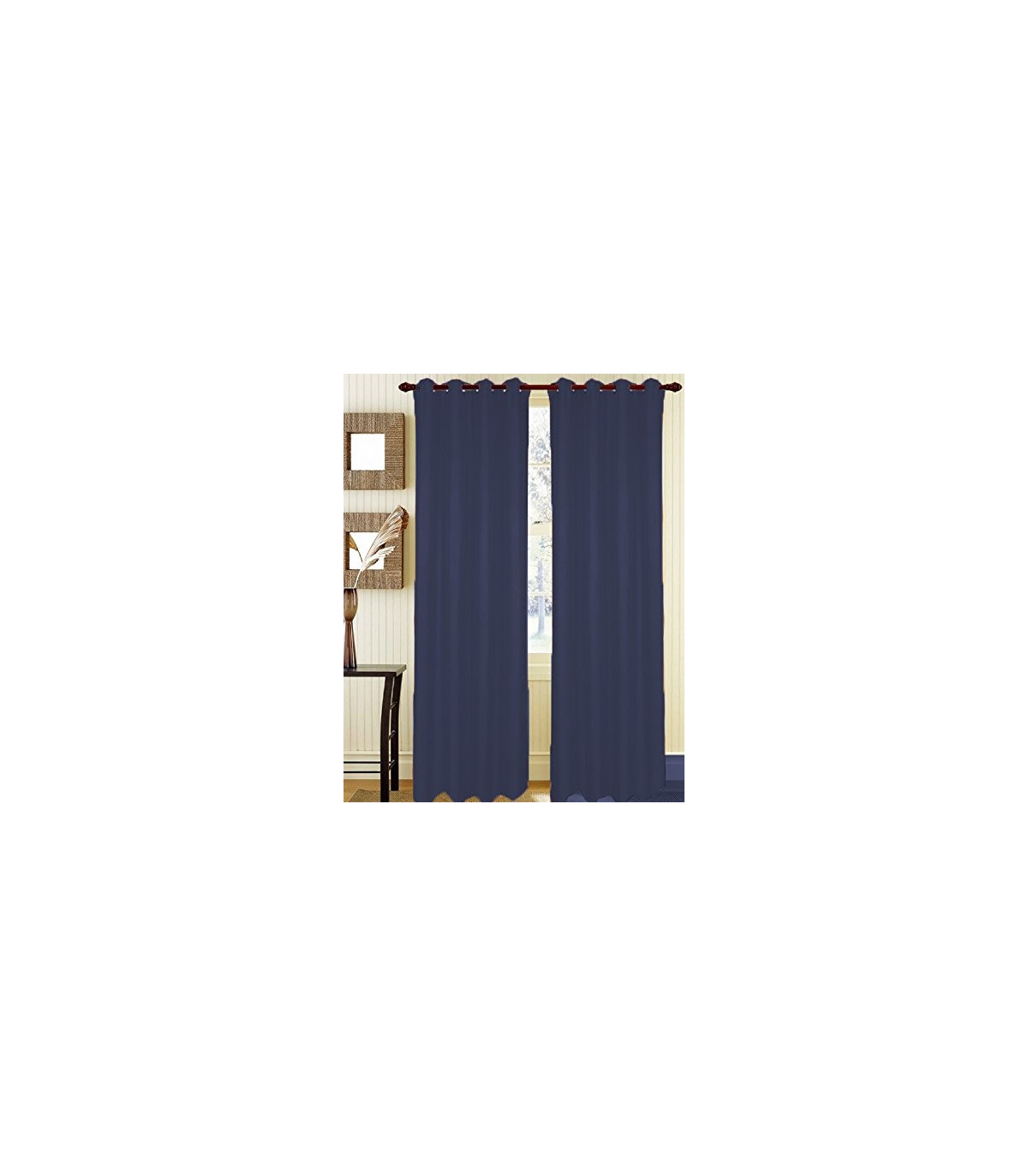 Marbella Tendone Tinta Unita 100% Poliestere con Occhielli misura 140x290 cm Oscurante al 90% 6 Colori