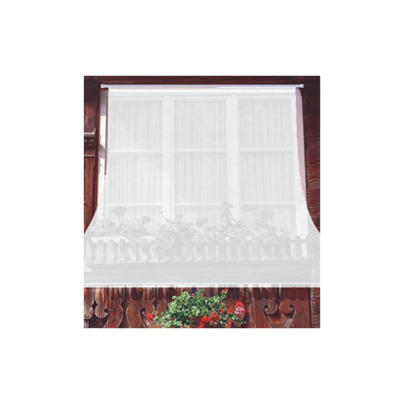 Tenda Zanzariera Liscia Resistente Antimosche 100% Poliestere misura 150x250 cm Colore Panna