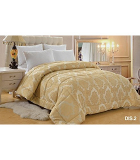 Lucy Trapunta Invernale Imbottita 300 gr/mq Stampata 100% Morbida Microfibra di Poliestere Misura Letto Matrimoniale 2 Piazze