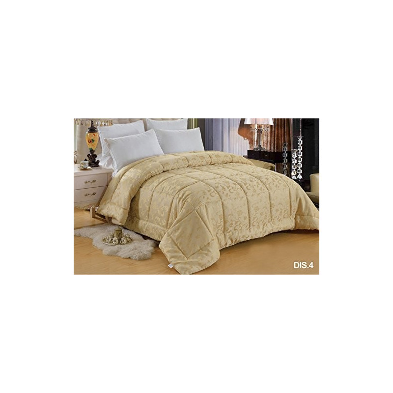 Lucy Trapunta Invernale Imbottita 300 gr/mq Stampata 100% Morbida Microfibra di Poliestere Misura Letto Matrimoniale 2 Piazze