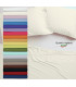 Joli Lenzuolo Sopra 100% cotone misura PIAZZA E MEZZA cm 180x300 - 21 COLORAZIONI - Made in Italy 57 fili al cm2