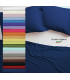 Joli Lenzuolo Sopra 100% cotone misura PIAZZA E MEZZA cm 180x300 - 21 COLORAZIONI - Made in Italy 57 fili al cm2