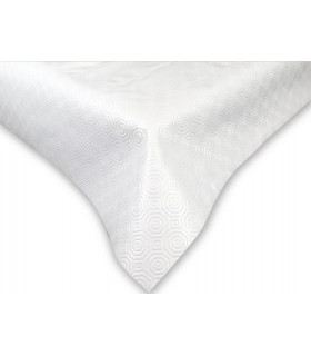 Mollettone Plastificato Salva Tavolo Proteggi Tavola Sottotovaglia 100% Made in Italy Colore Bianco e Verde Misura cm 140x240